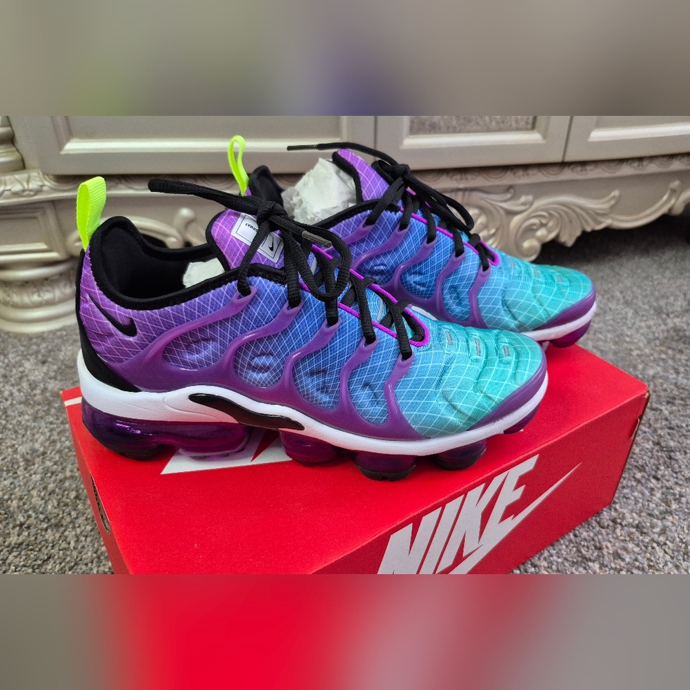 Nike Purple and Blue Sneakers